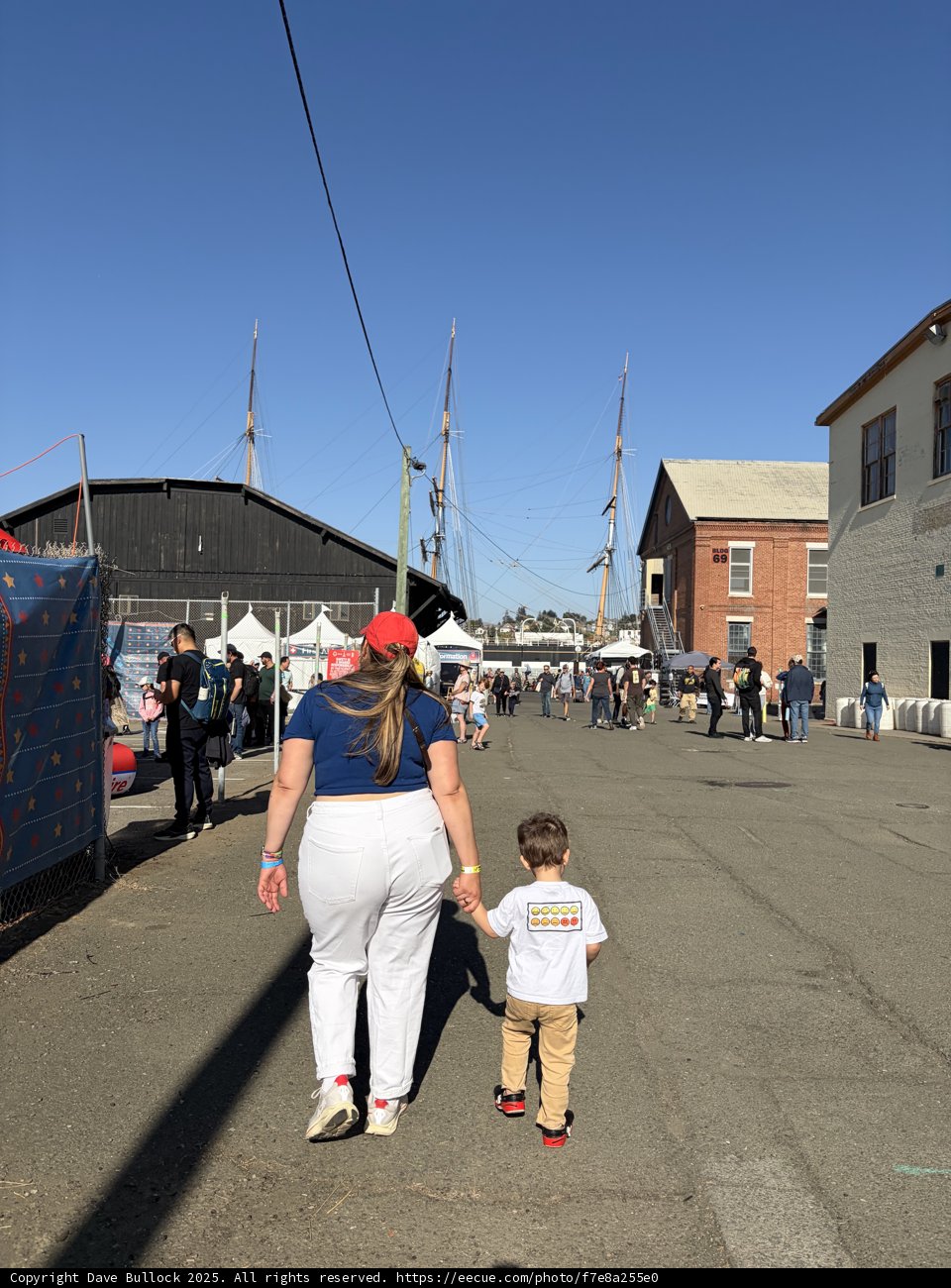 Sunlit Stroll by the Waterfront