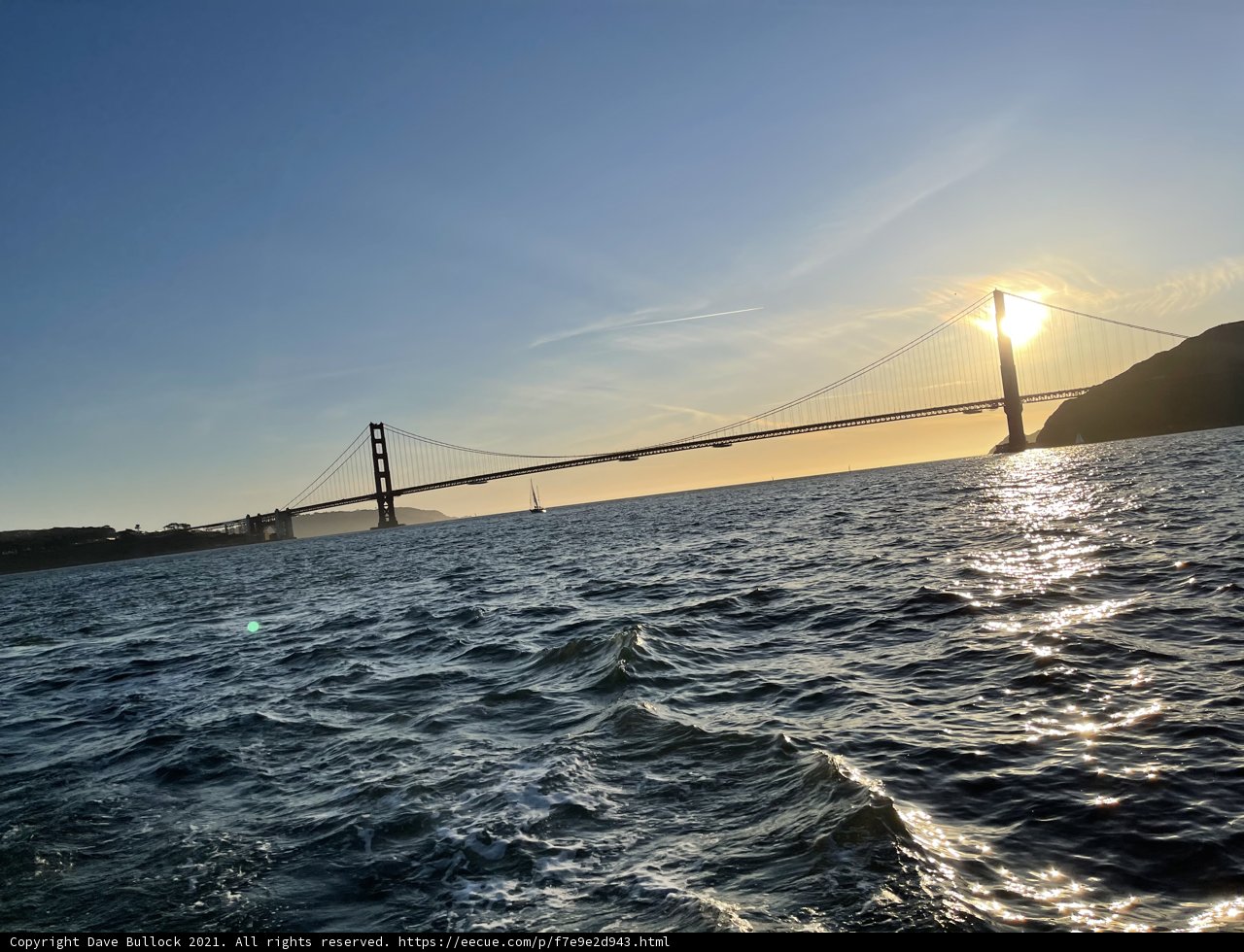 A Golden Sunset at the Golden Gate Bridge