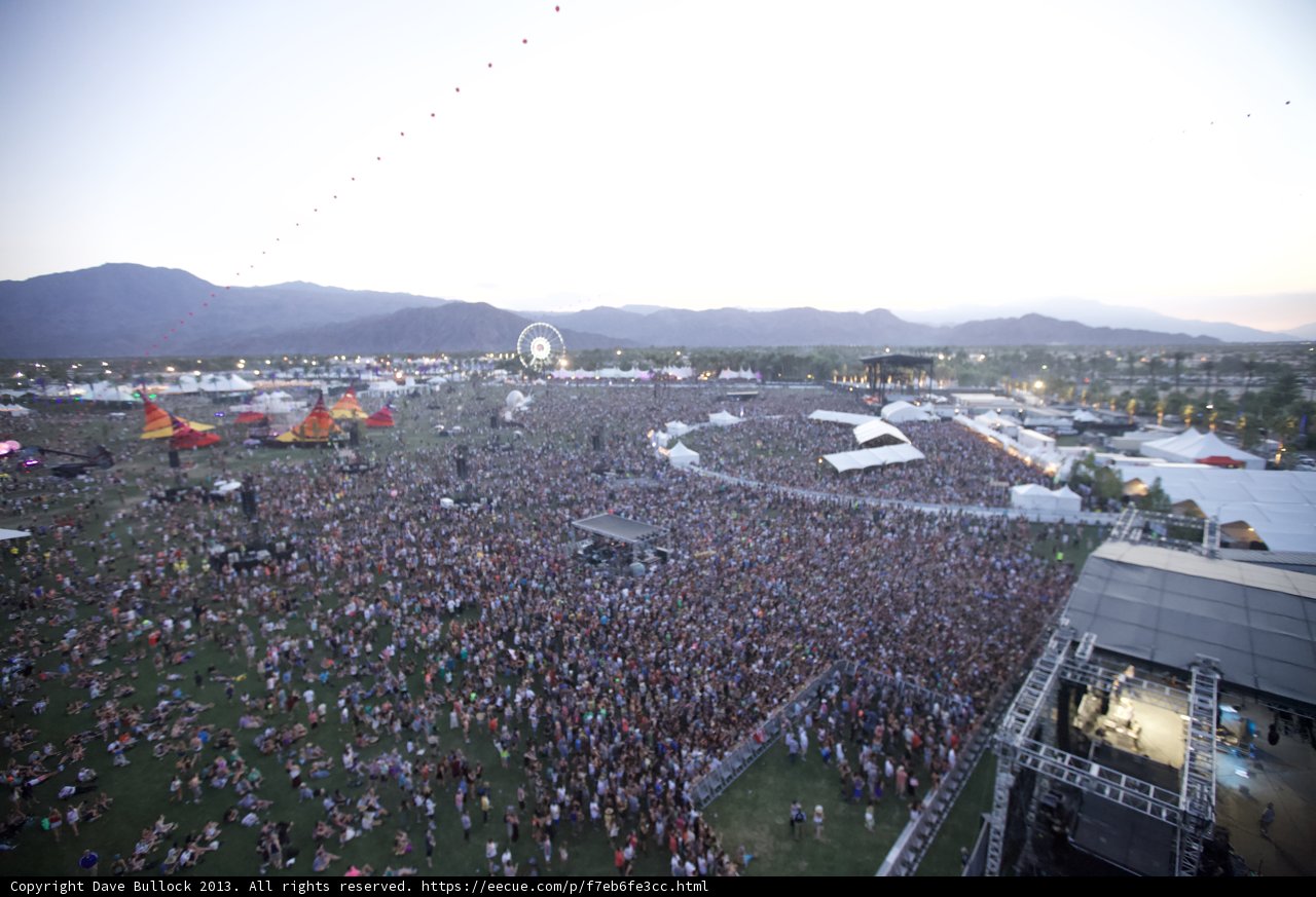 Coachella Concert Crowd
