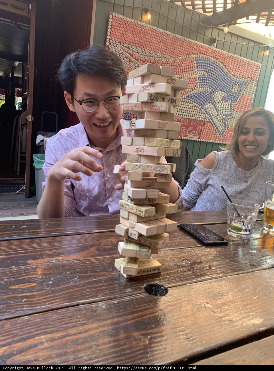 Tower of Blocks at the Table