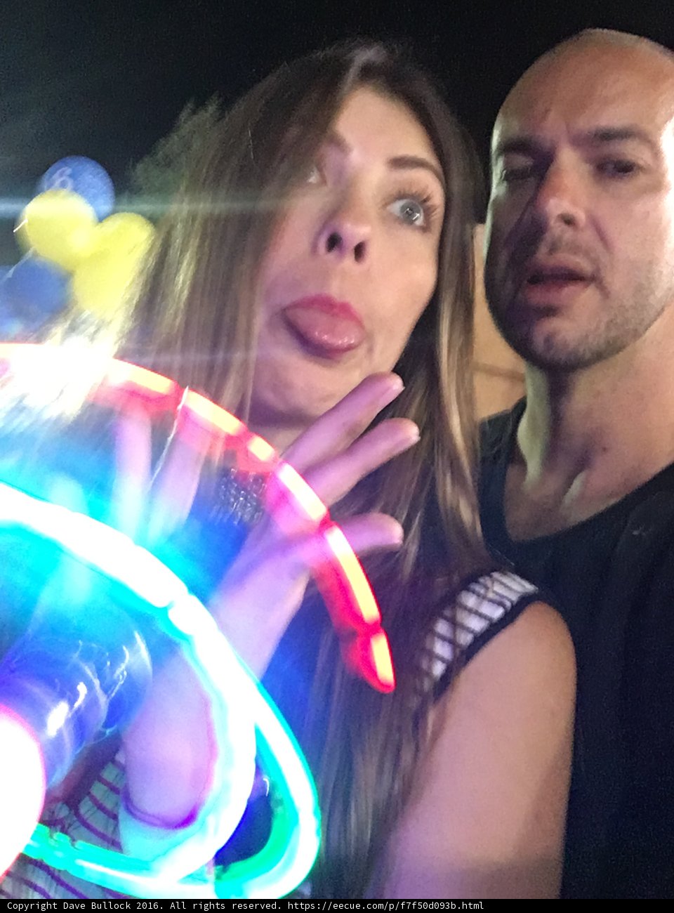 Urban Nightlife Selfie
