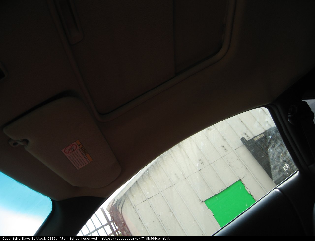 Green Screen in Car