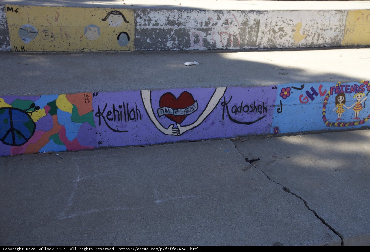 Vibrant Mural Adorns Concrete Wall