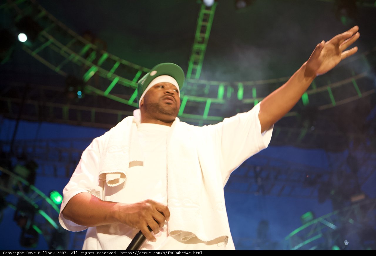 Ghostface Killah on Stage at Coachella