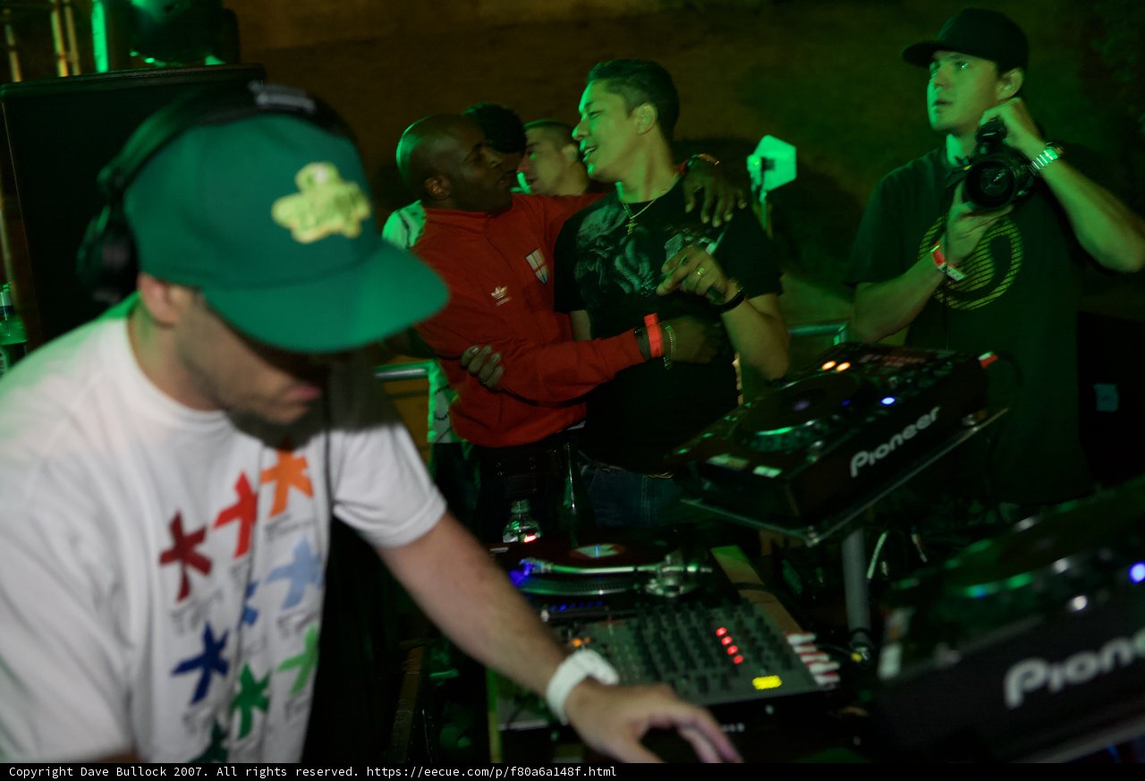 DJ in a Green Cap