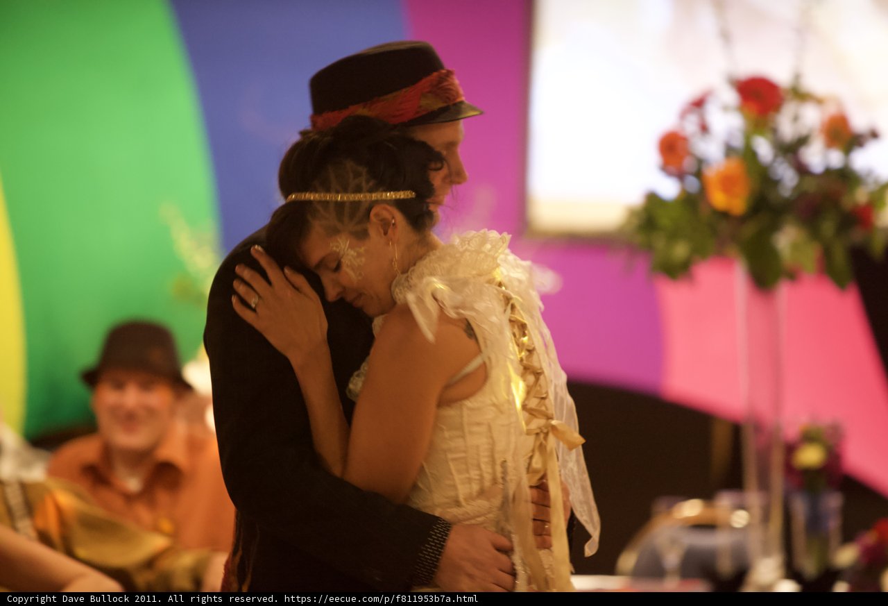 A Lovely Wedding Kiss