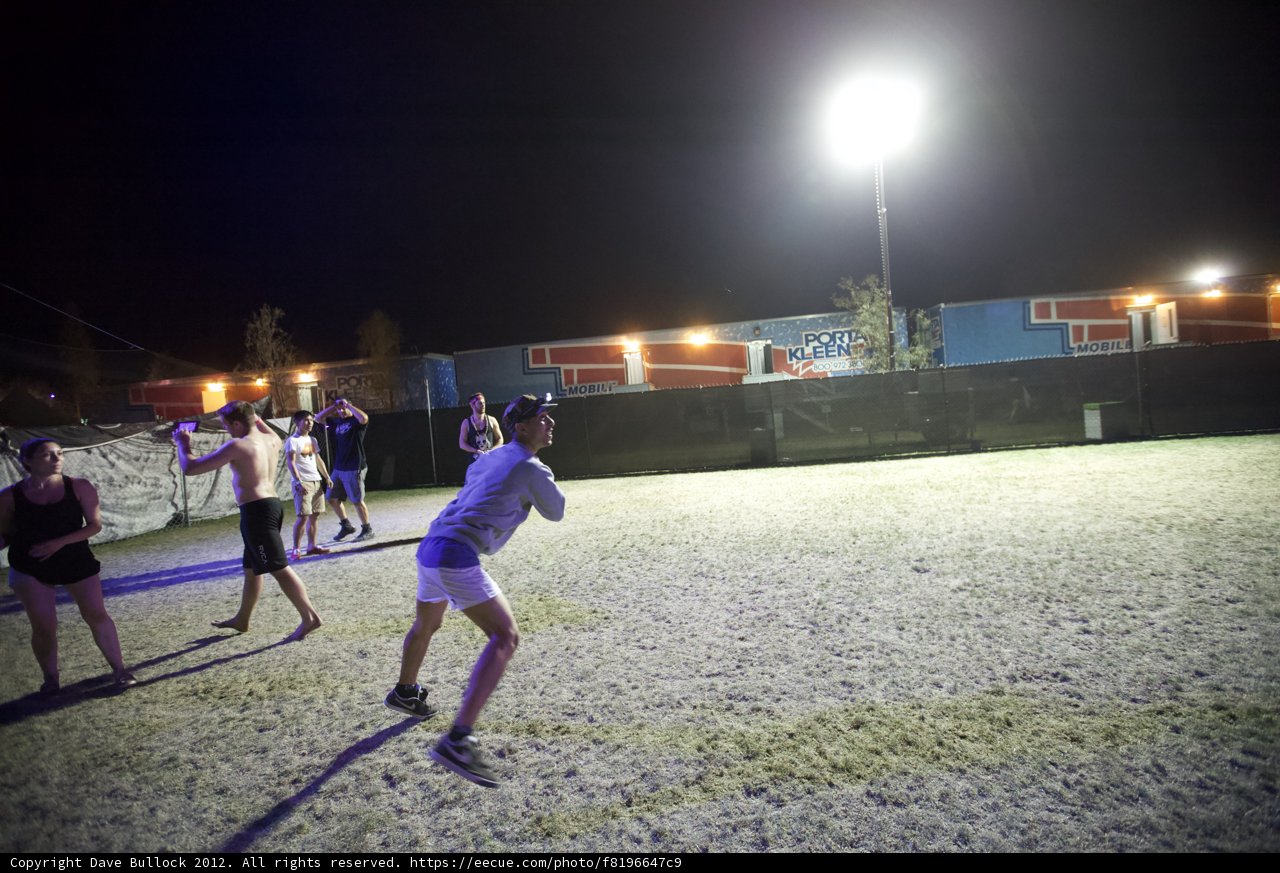Nighttime Frisbee Fun