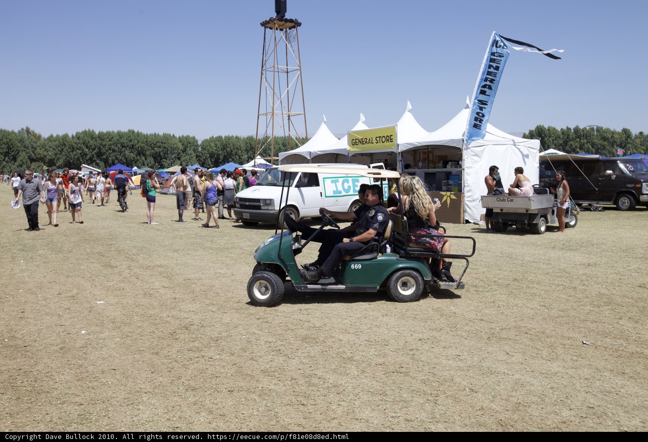 Golfing Through the Crowd