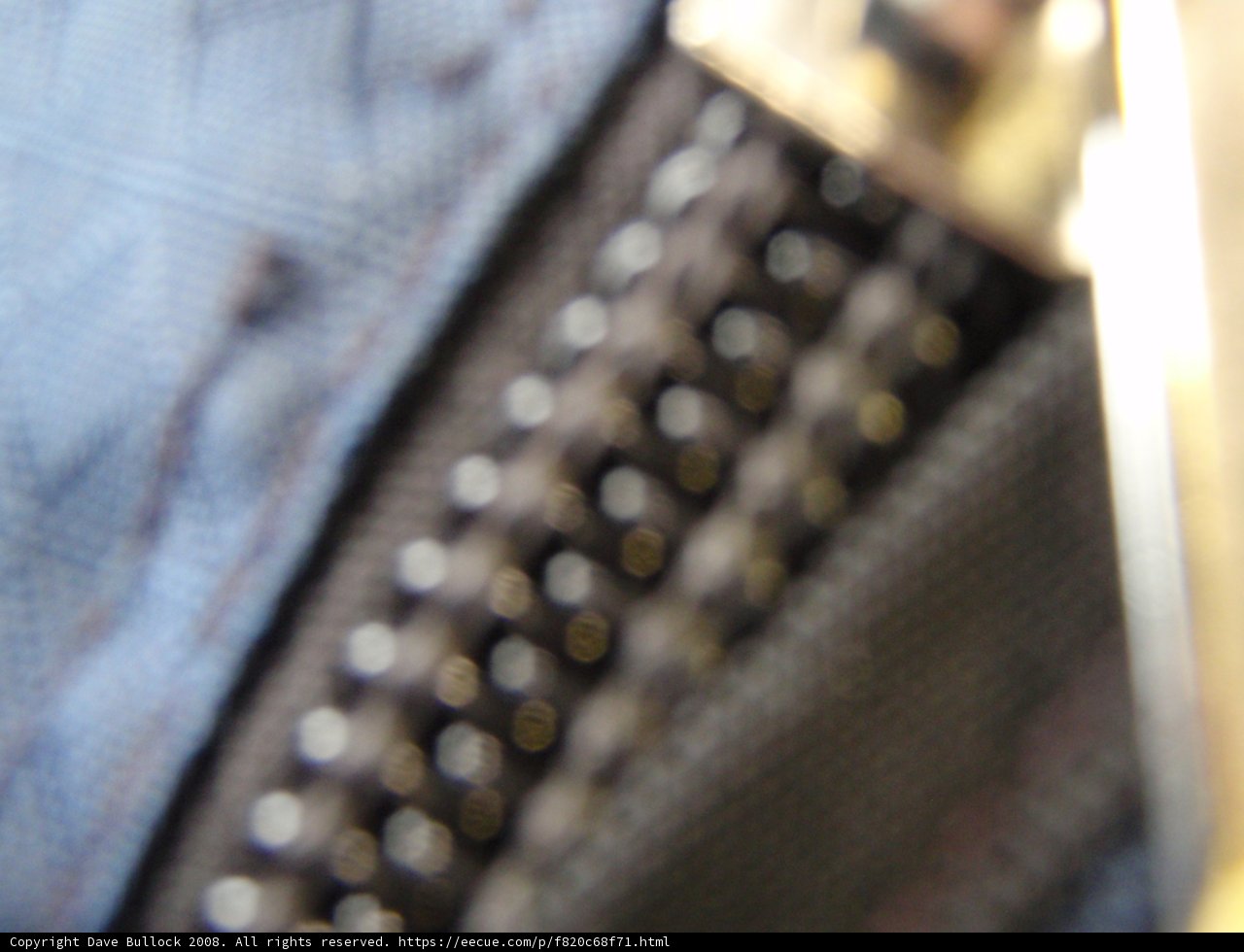 Blue Bag Zipper