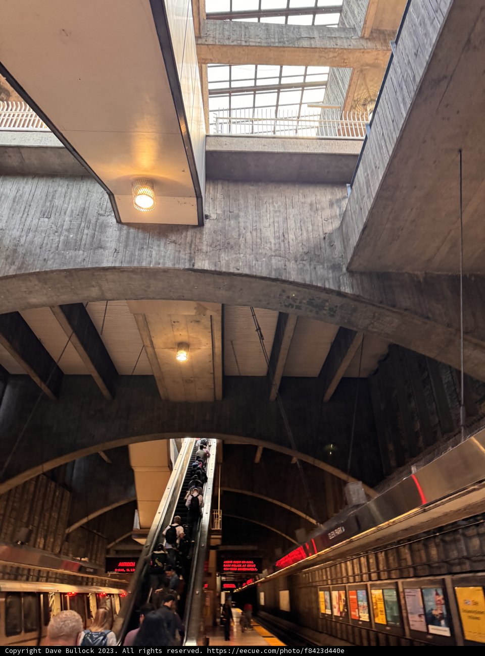 Bird's-Eye View of Glen Park Station
