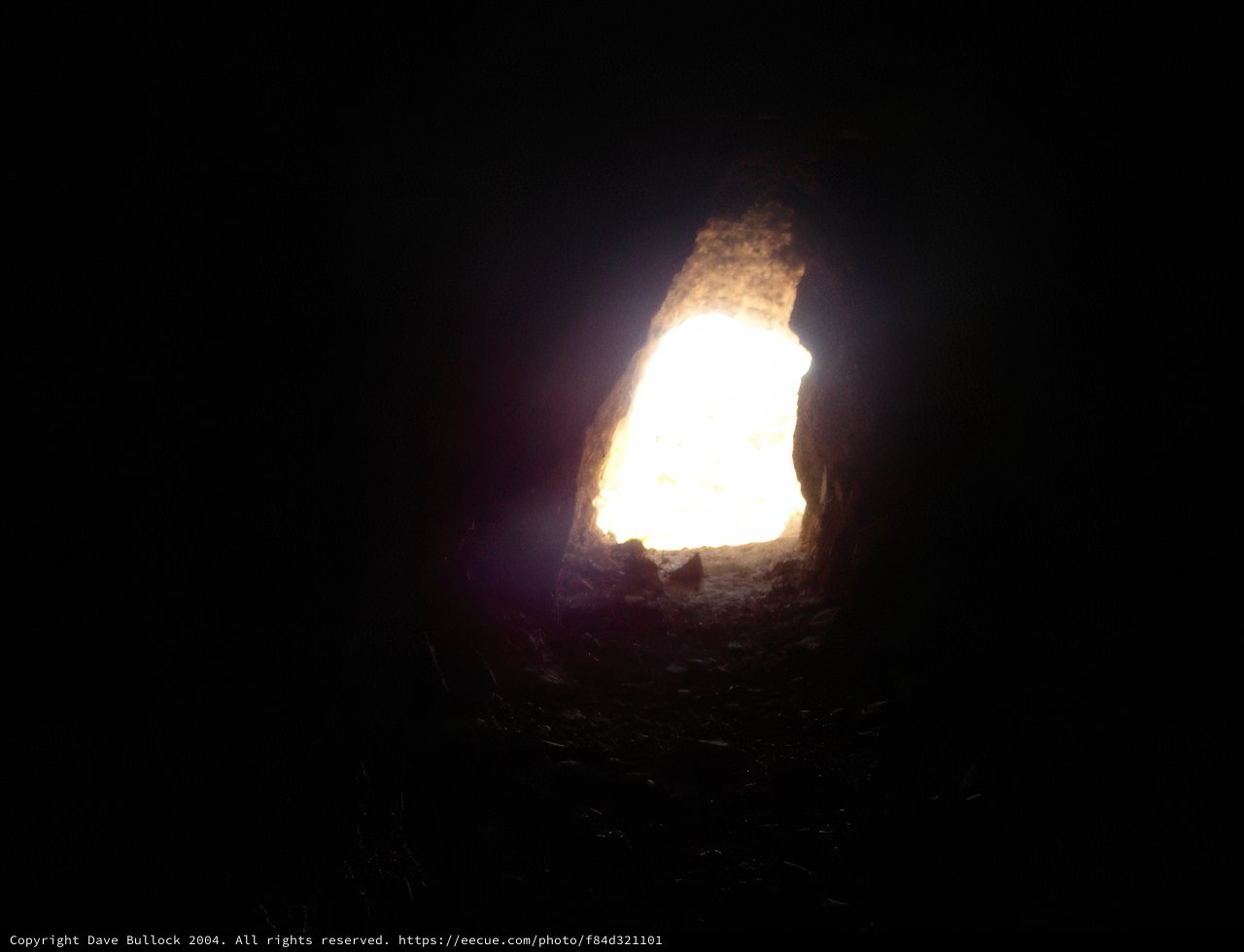 Sunlight Piercing Through the Cave