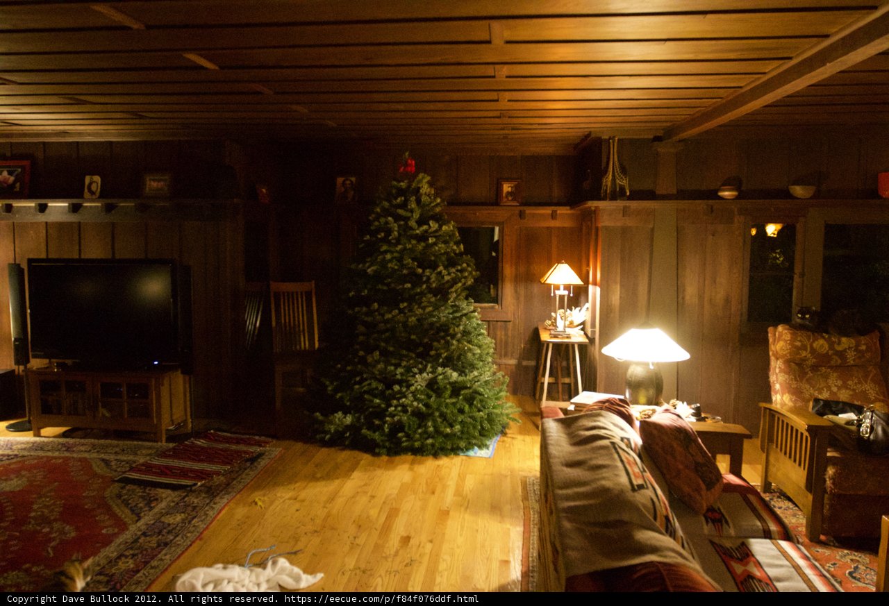 Cozy Christmas Living Room