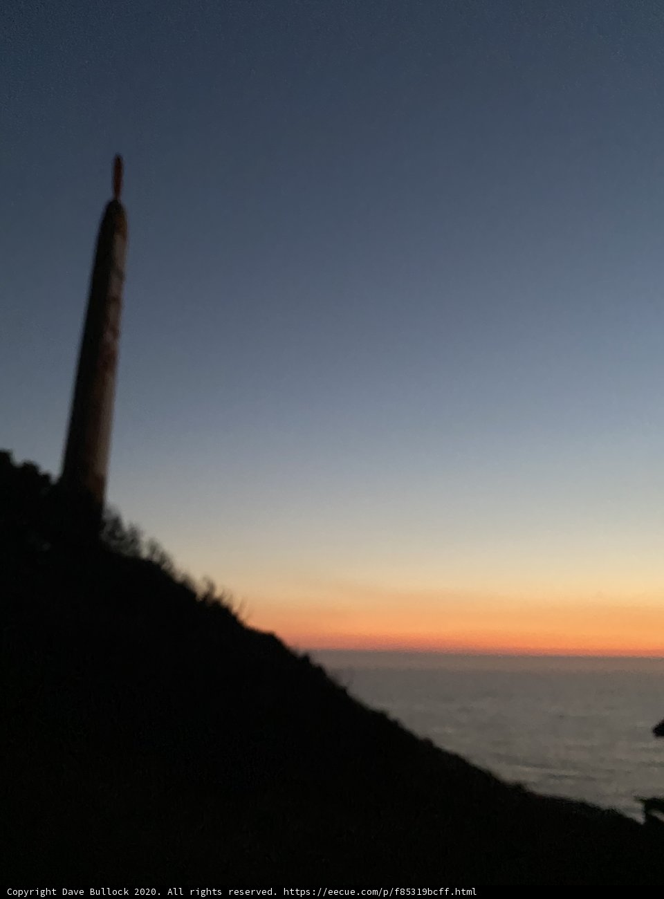 Twilight at Jenner Lighthouse