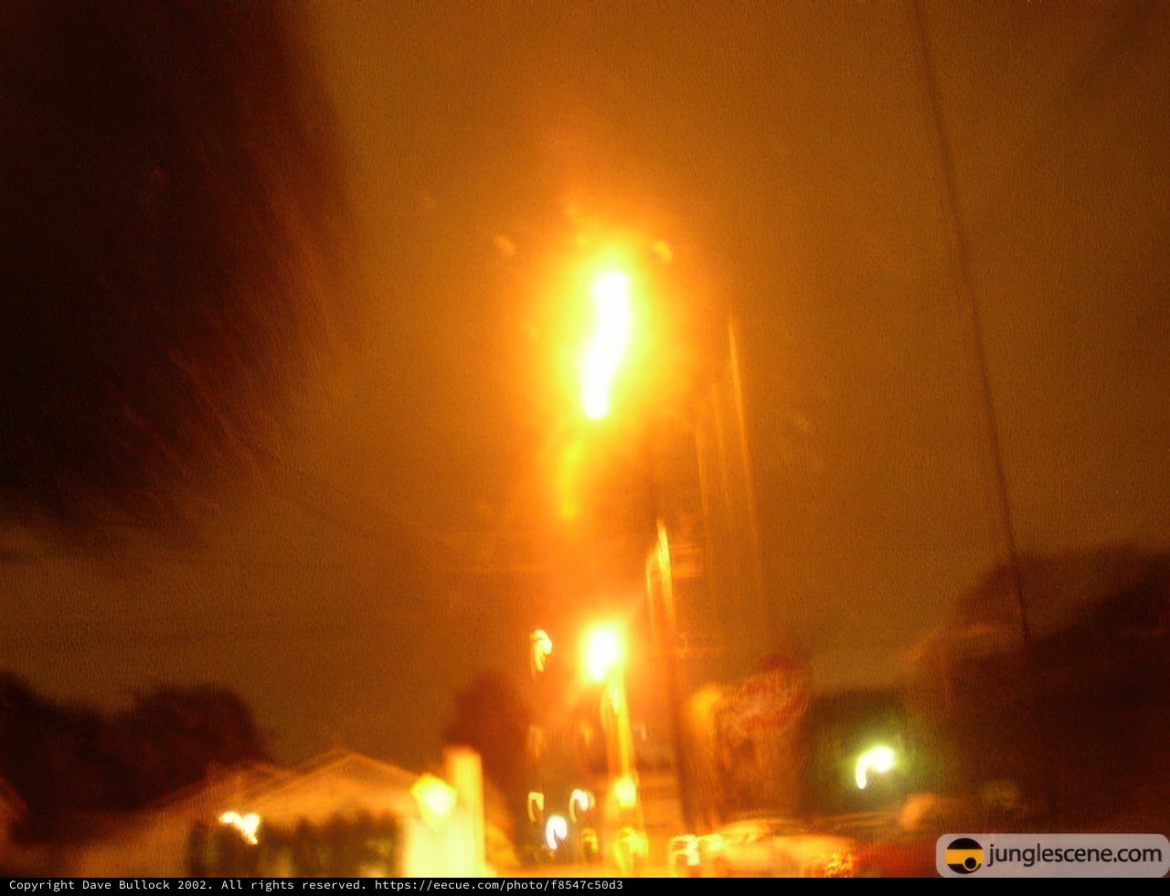 Blurry Flames of the Night