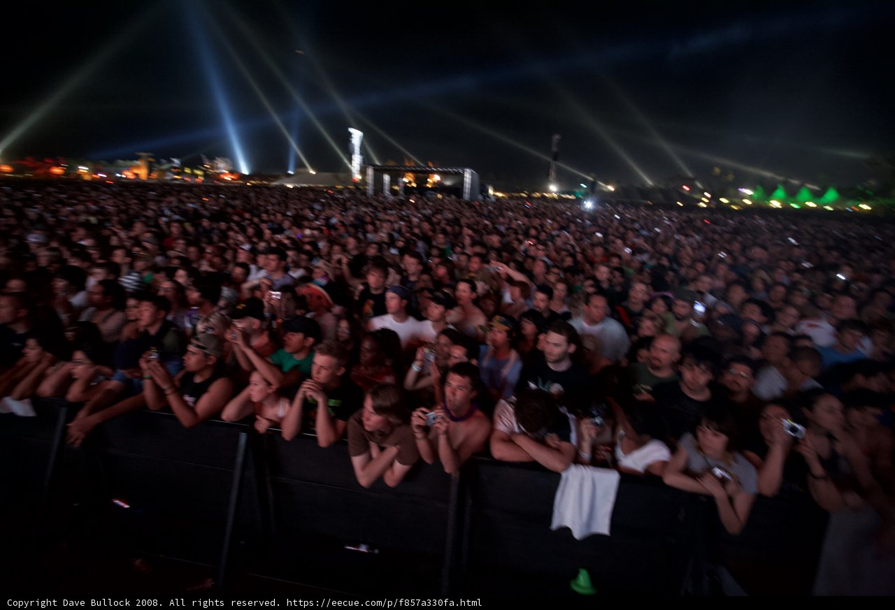 Coachella Crowd in the Spotlight