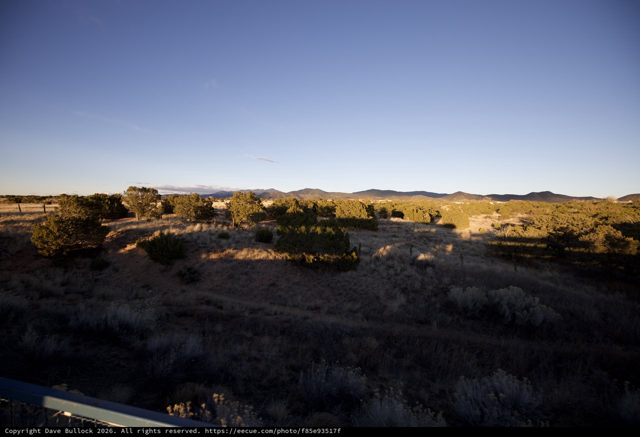 Desert Landscape at Golden Hour in the Southwest