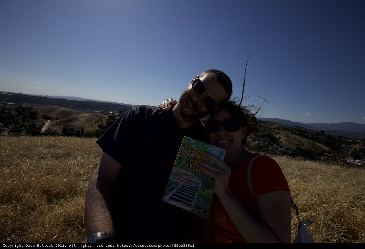 Couple Celebrates Secret Stairs Adventure on LA Hillside