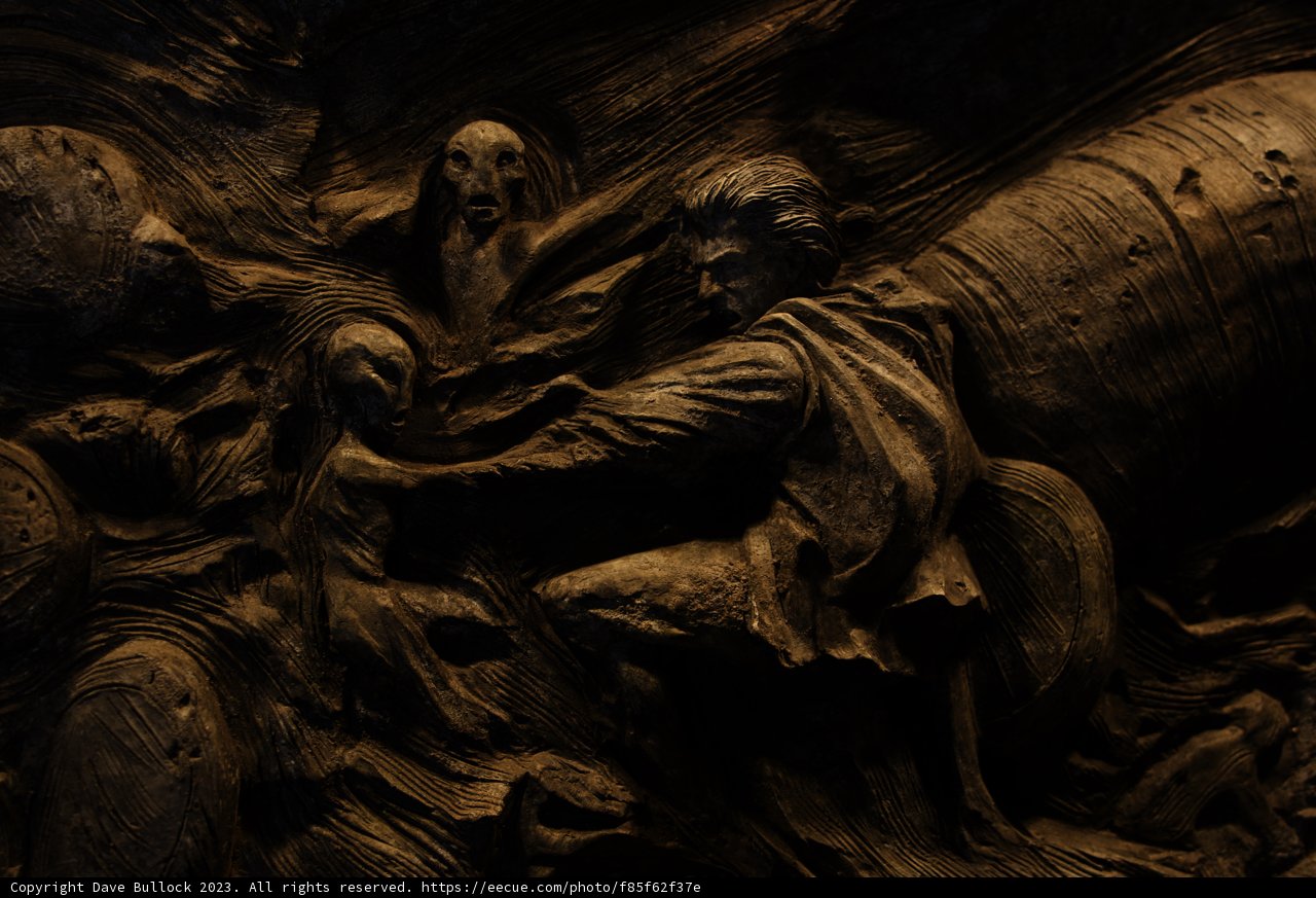 The Wood Carving of the Dark Knight Rises