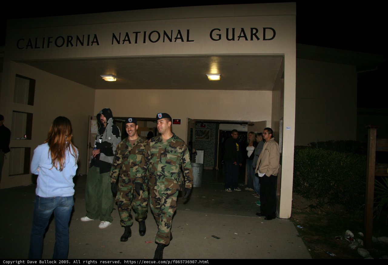 California National Guard Building Gathering