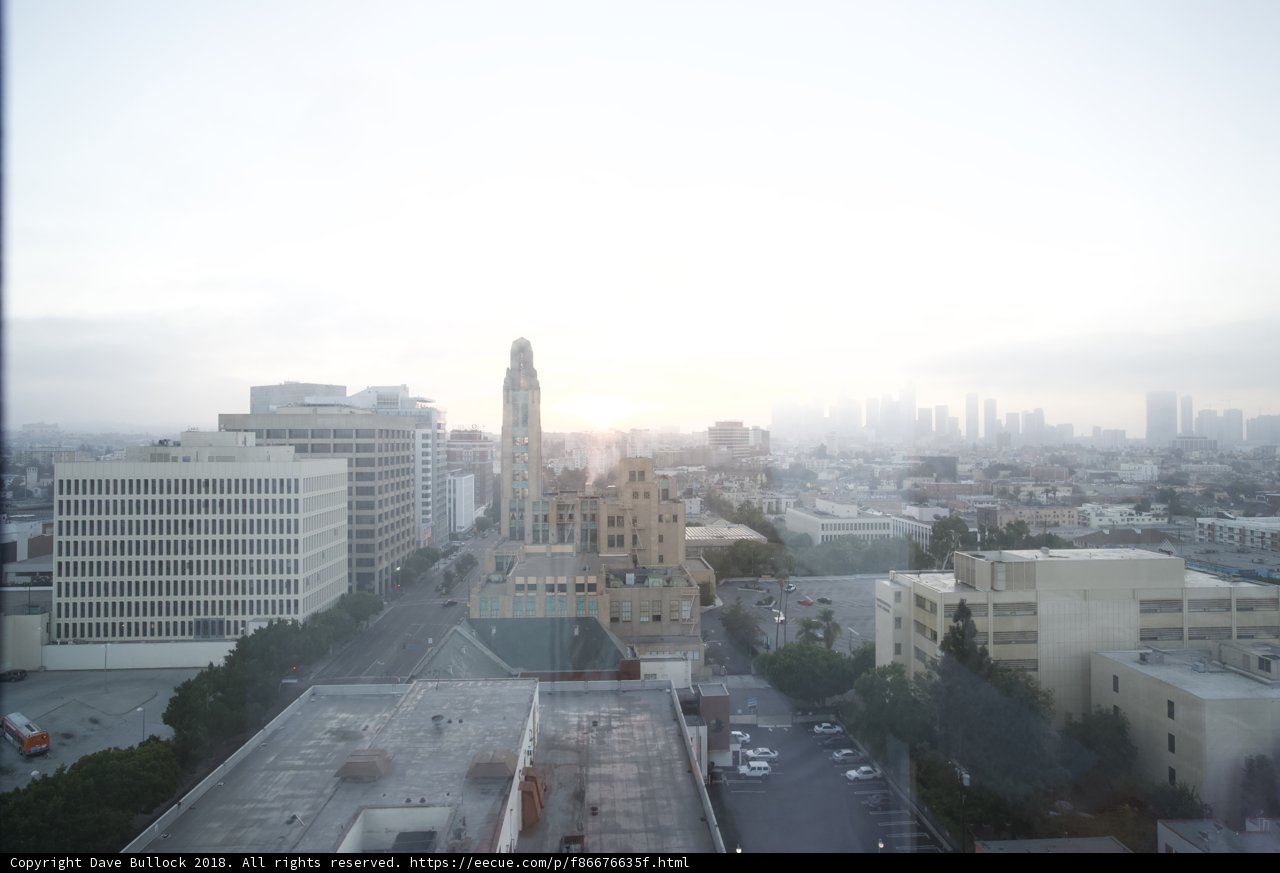Cityscape Fog from Above