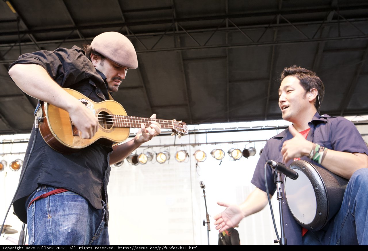 Jamming Out on Stage