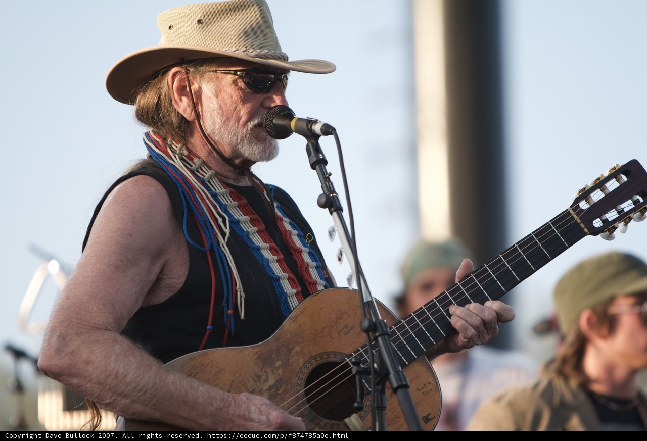 Willie Nelson Rocking Coachella 2007