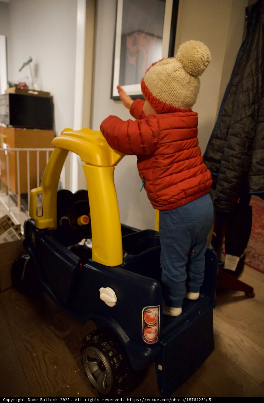 Wesley's First Wheels!