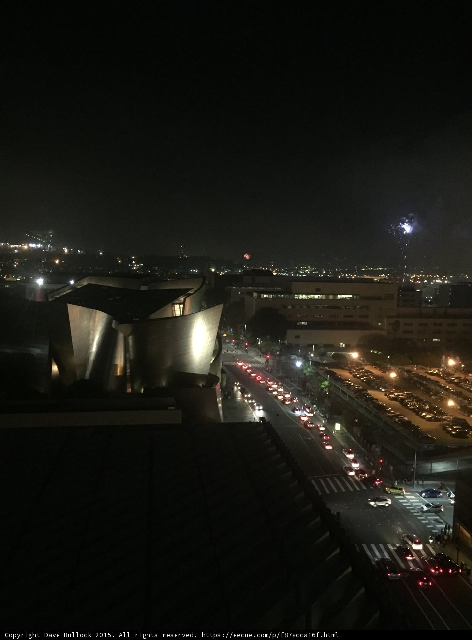 Disney Hall Traffic View