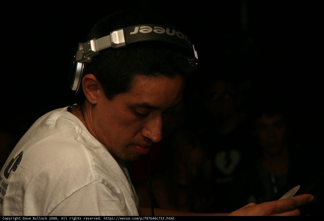 Raul Rocks the Headphones