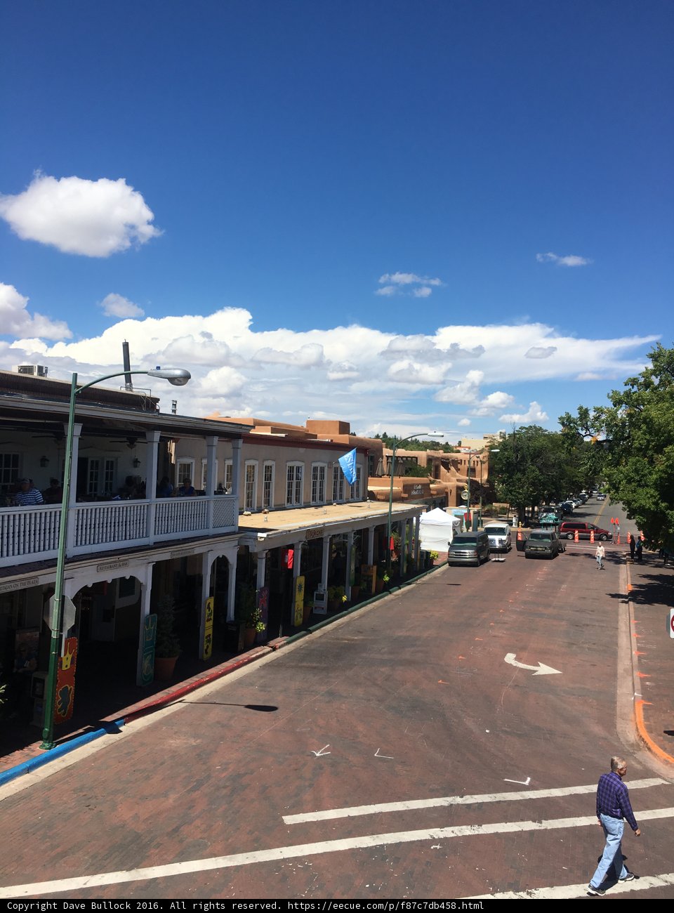 A Busy Intersection in Santa Fe Plaza