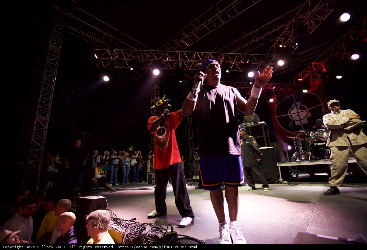 Professor Griff Rocks the Crowd at Coachella 2009