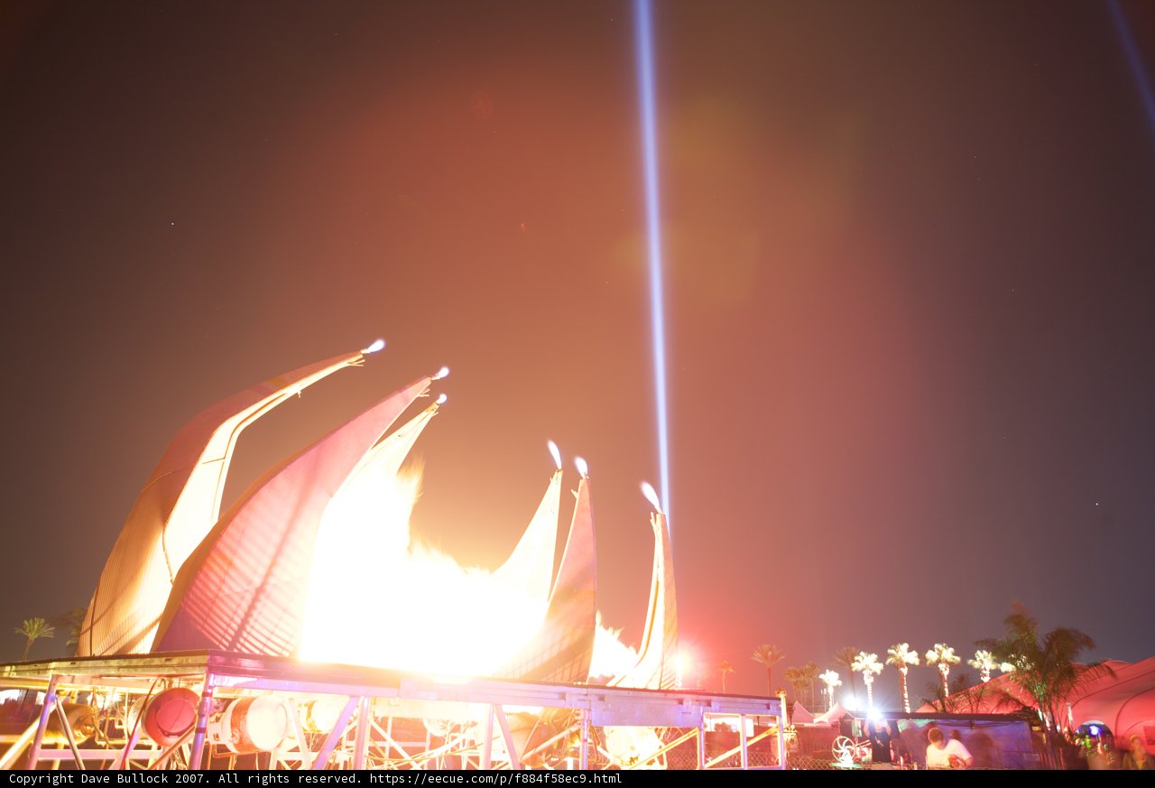 Burning Skies Over Coachella