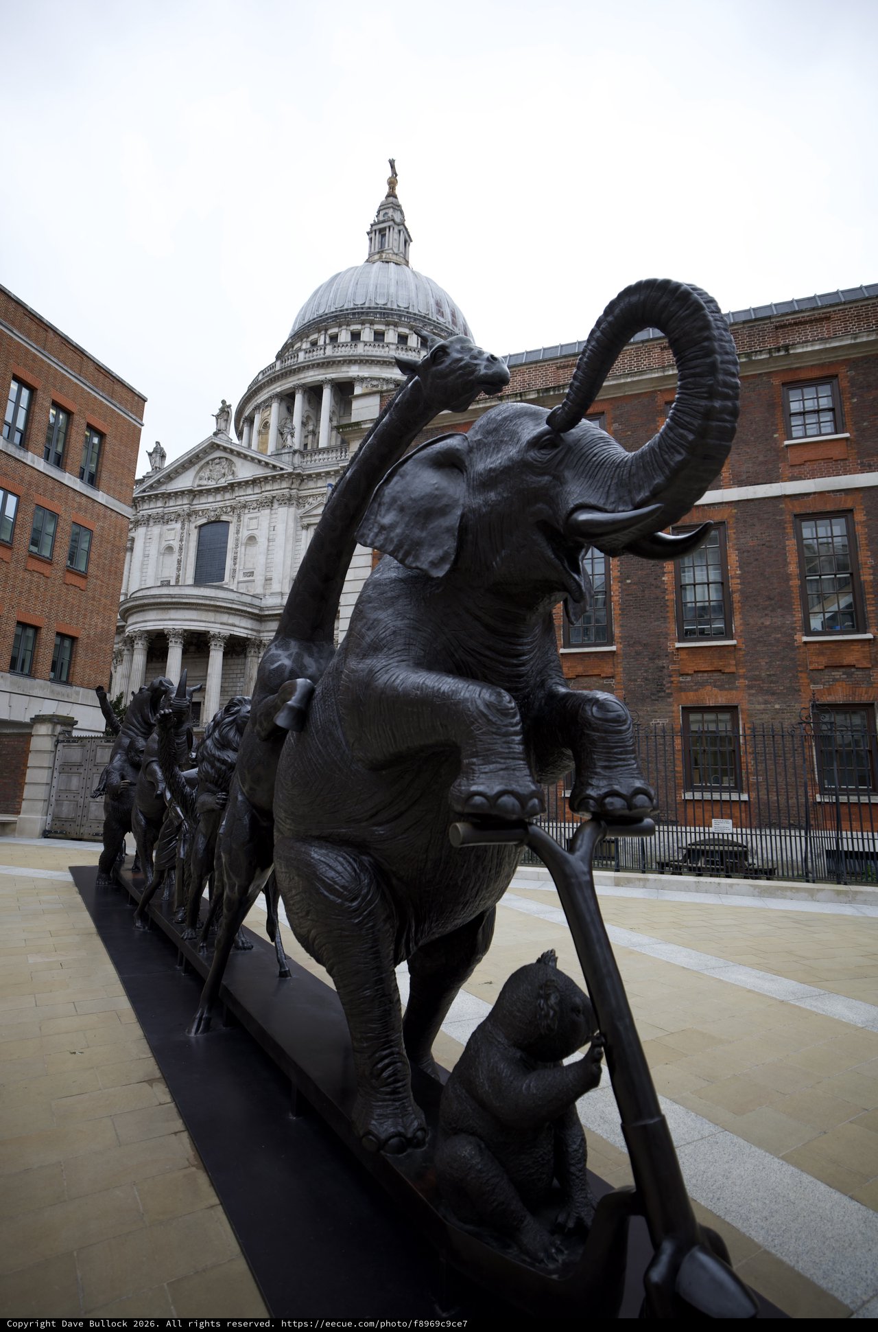 Elephant Sculpture at St. Paul's Cathedral, London