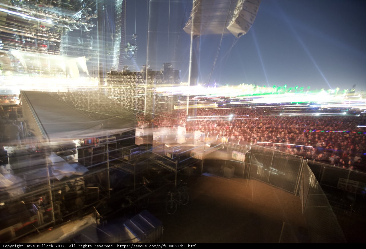 Blurred Lights and Swarming Crowds at Coachella 2012