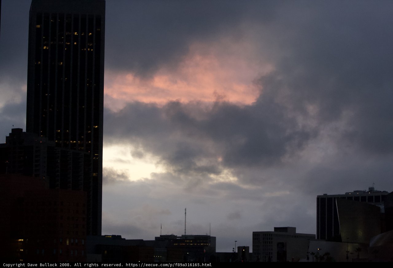 Urban Silhouette at Sunset