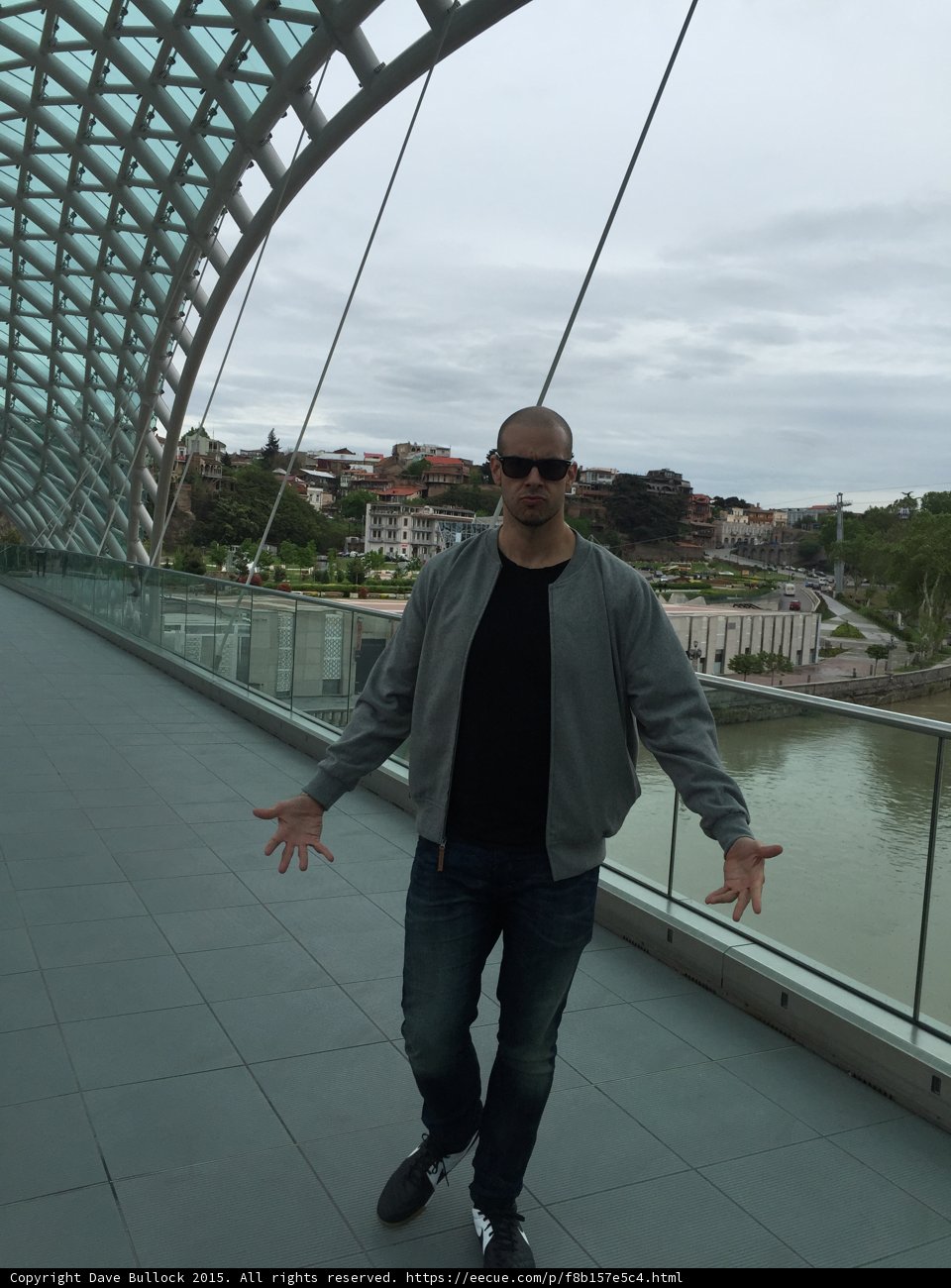 Shrug on the Bridge of Peace