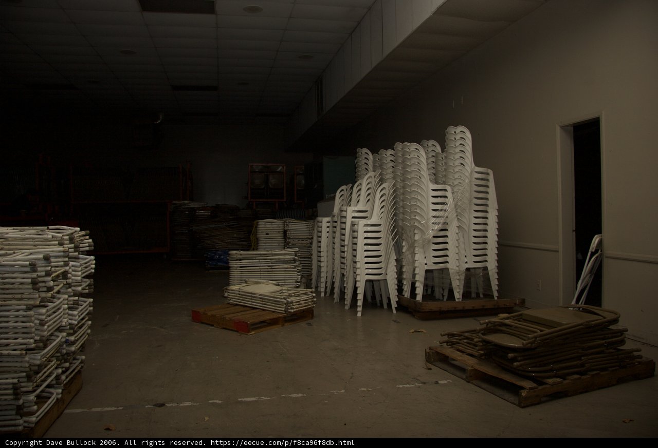 Chair Mountain in the Plywood Warehouse