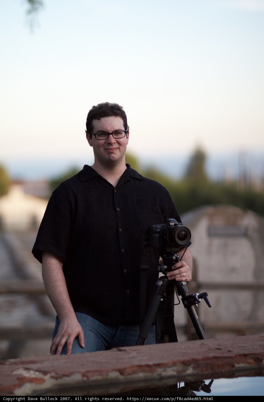 Photographer Dave B at Santa Barbara Mission