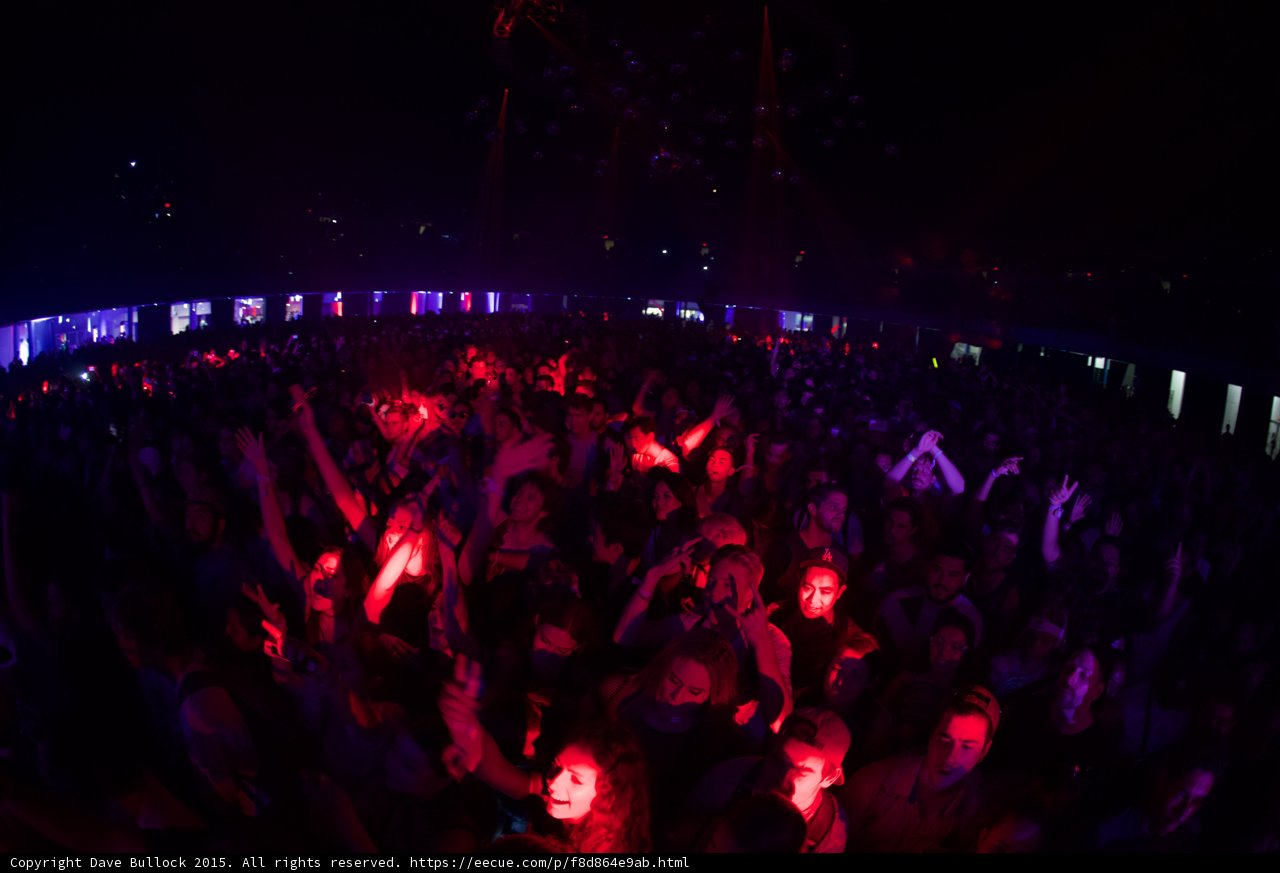 Crowd in Red Light