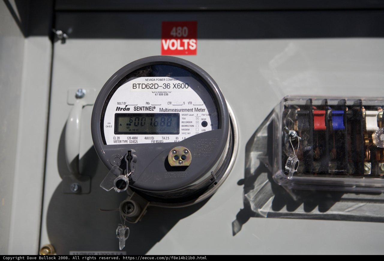 Red Sticker on Meter
