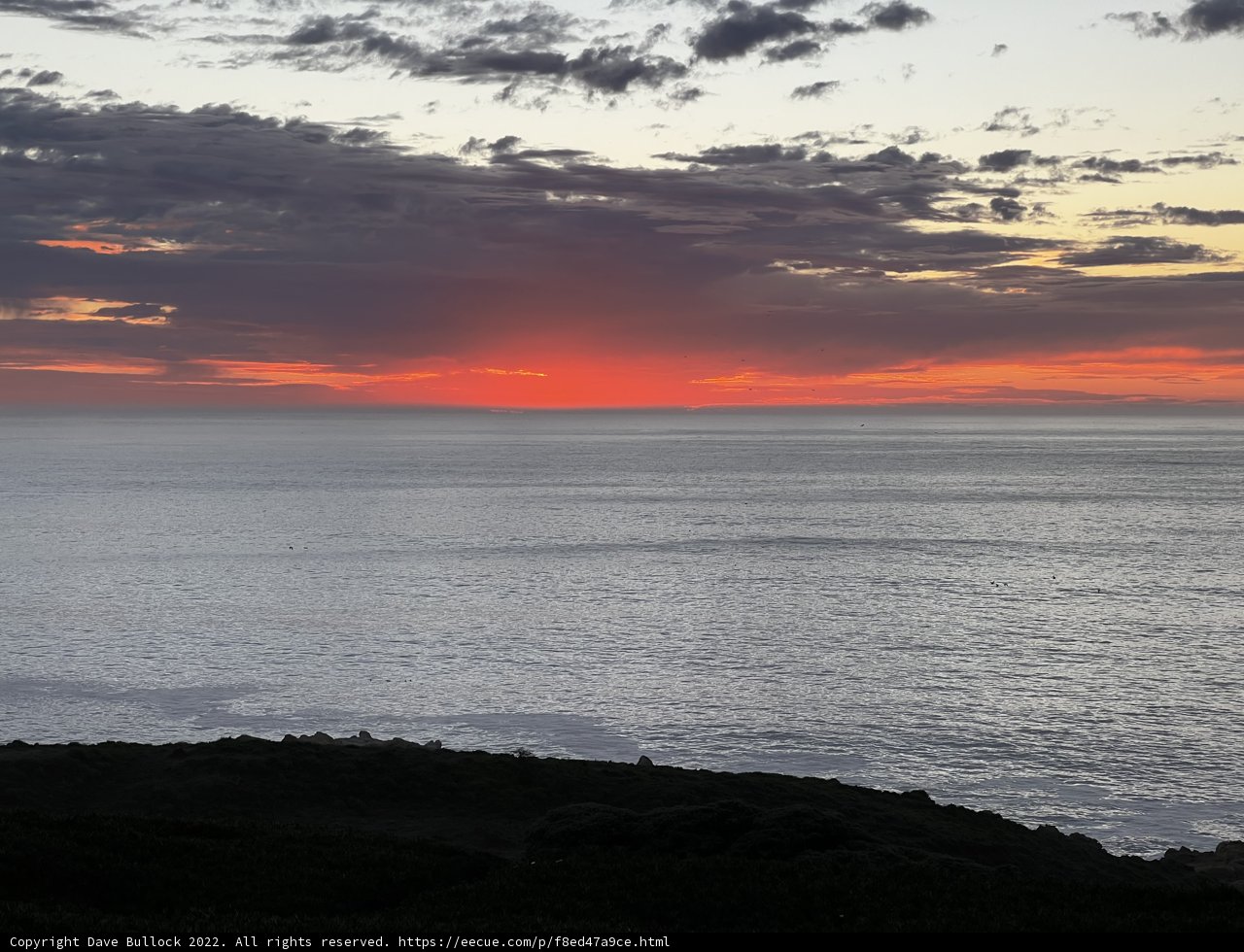Serene Sunset at Jenner Beach