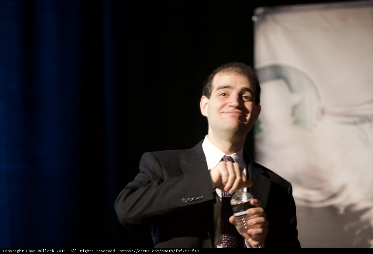Suit and Microphone Moment