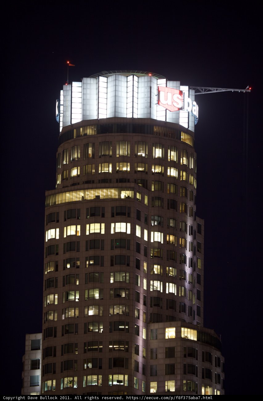 Towering Metropolis at Night