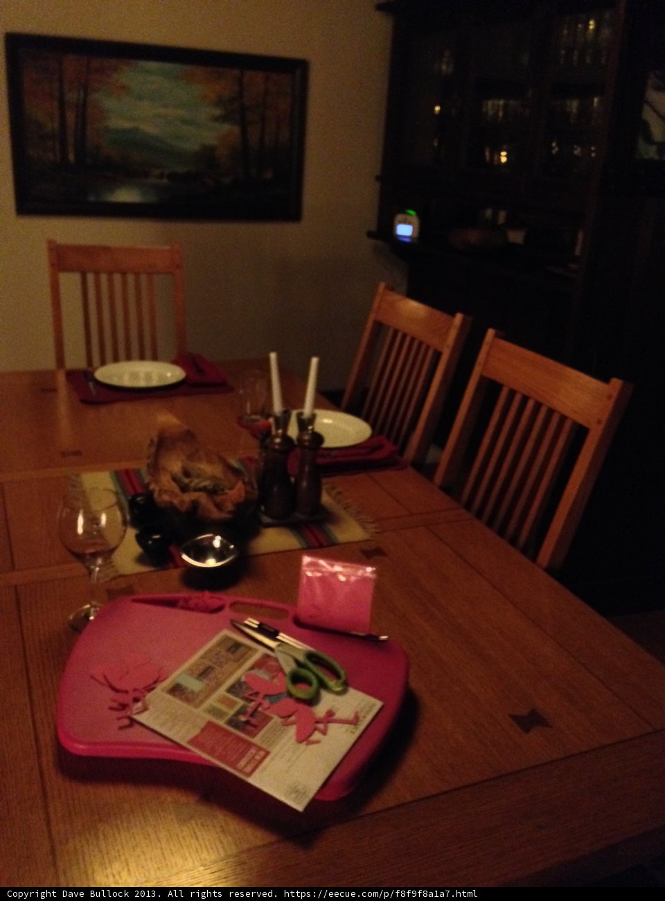 A Cozy Dinner Setting