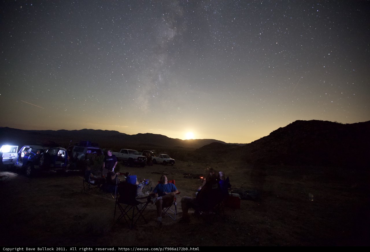 Under the Starry Desert Sky