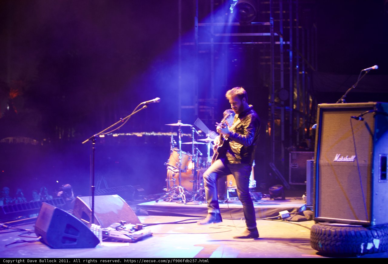 Dan Auerbach Rocks Coachella Stage with His Guitar