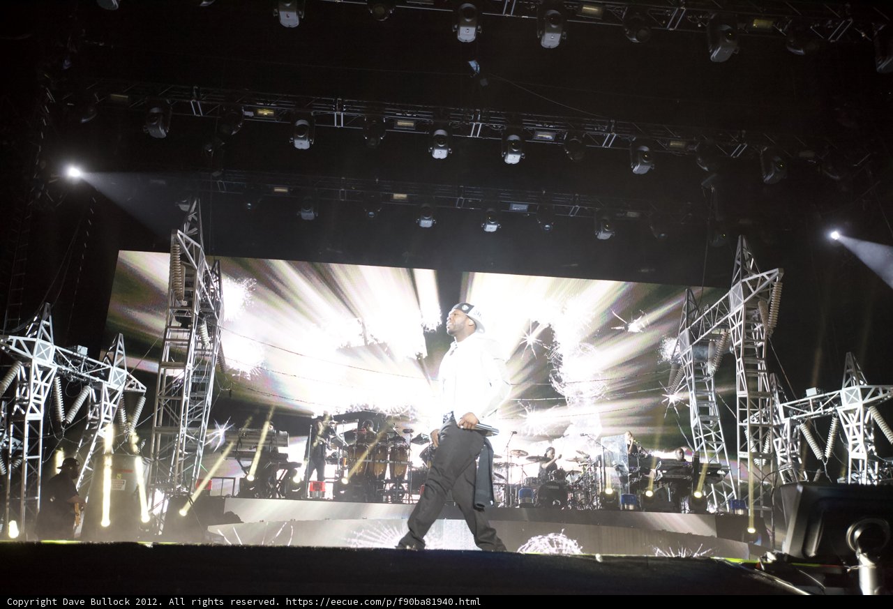 50 Cent Shining Under Spotlight at Coachella