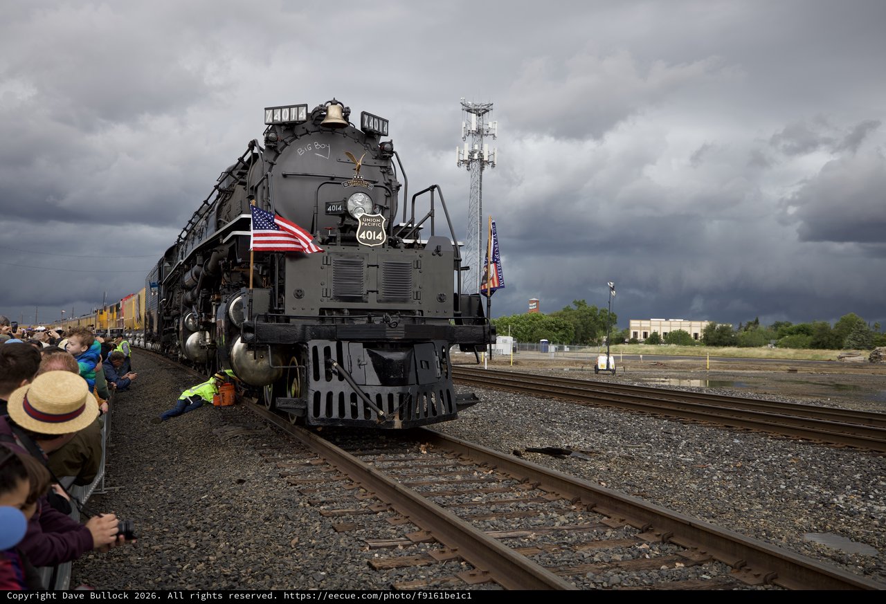 Union Pacific Big Boy 4014 Under Stormy Skies
