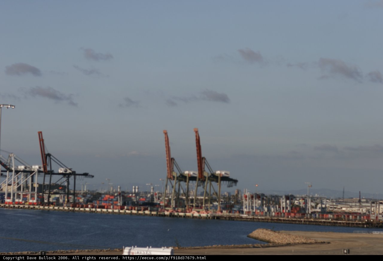 Harbor Construction on a Cloudy Day