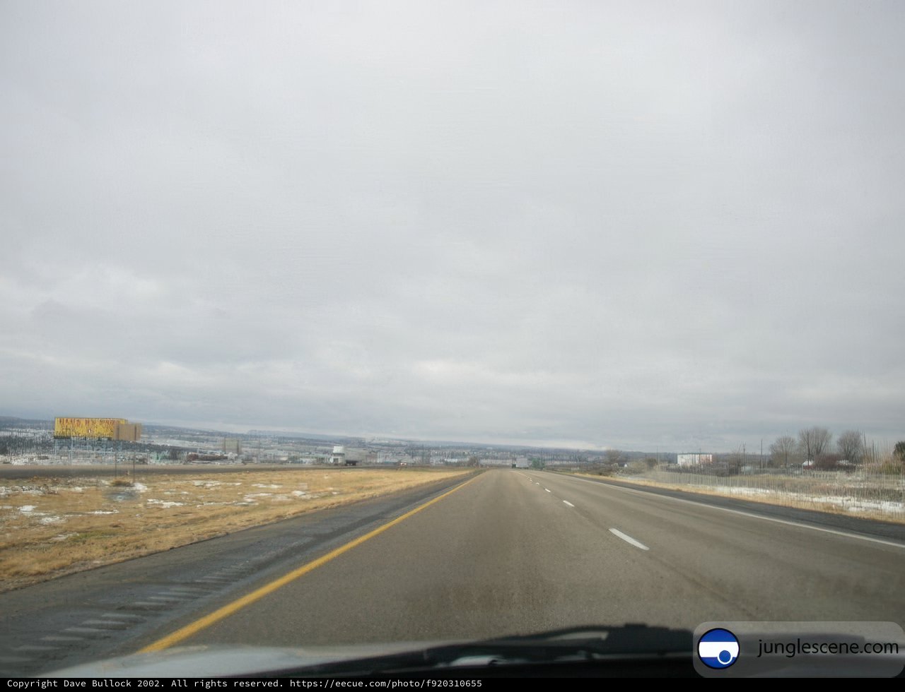 Driving down the highway